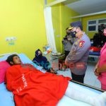 Foto: Kapolri Jenderal Listyo Sigit Prabowo, saat mengunjungi langsung penanganan bencana erupsi Gunung Semeru di Lumajang, Jawa Timur.