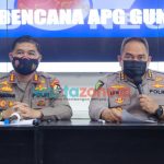 Foto: Kabid Dokkes Polda Jatim, didampingi TIM Disaster Victim Identification (DVI) Mabes Polri, saat merilis 10 jenazah korban erupsi gunung semeru, yang sudah teridentifikasi.
