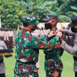 Foto: Pembukaan Pendidikan dan Latihan Integrasi Dikmaba TNI AD dan Diktukba Polri 2021, di SPN Polda Jatim.