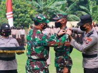 Foto: Pembukaan Pendidikan dan Latihan Integrasi Dikmaba TNI AD dan Diktukba Polri 2021, di SPN Polda Jatim.
