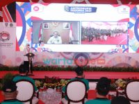 Foto: Forkopimda Jatim, saat memperingati hari anti Korupsi Sedunia (Hakordia) 2021, dengan mengusung tema "Satu Padu Bangun Budaya Anti Korupsi".