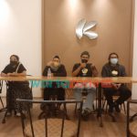 Foto: Sesi apresiasi terkait film Sekar, para pemain dan penulis kepada penonton di Kota Cinema Mall Jember, Jumat (17/12/2021) malam.