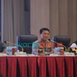 Foto: Kapolda Jawa Timur Irjen Pol Nico Afinta saat memimpin rapat koordinasi Operasi Lilin Semeru 2021 dalam pengamanan Natal dan Tahun Baru (Nataru) 2021-2022.