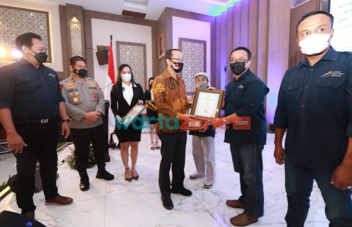 Foto: AMSI Jatim bekerjasama dengan Polda Jawa Timur, menggelar kolaborasi konten terpercaya dan komunikasi media era digital.