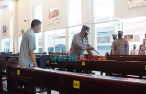 Jelang Natal 2021, Kapolresta Sidoarjo Cek Kesiapan Gereja