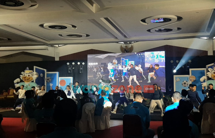 Foto: Launching Maskot Kabupaten Jember Proprov VII Jawa Timur 2022, di Aula PB Sudirman Pemkab Jember.