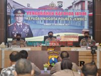 Foto: Kapolda Jatim saat peresmian Gedung Command Center dan Sentra Pelayanan Kepolisian Terpadu (SPKT) Polres Jember.