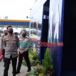 Foto: Kapolres Malang AKBP Bagoes Wibisono melakukan pengecekan di beberapa Pos Pengamanan dan Pos Pelayanan.