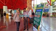 Foto: Kapolres Batu AKBP I Nyoman Yogi Hermawan meninjau penerapan Protokol Kesehatan tempat Wisata.