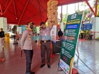 Foto: Kapolres Batu AKBP I Nyoman Yogi Hermawan meninjau penerapan Protokol Kesehatan tempat Wisata.