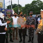 Foto: Forkopimda Jatim melakukan kunjungan di beberapa gereja dan pos pengamanan Natal dan Tahun Baru (Nataru) di Kota Surabaya.