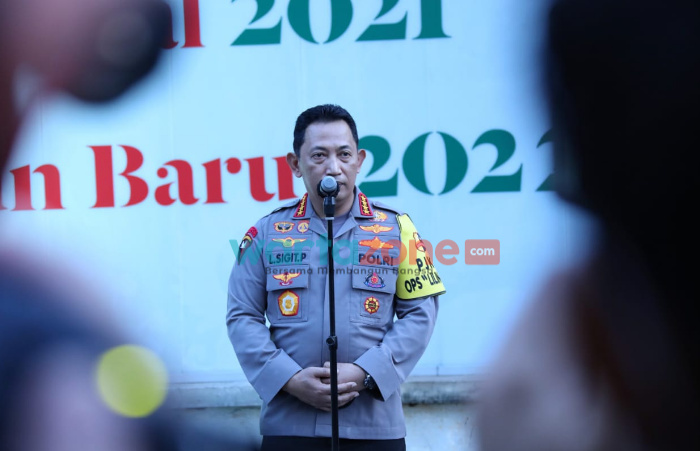 Foto: Kapolri Jenderal Listyo Sigit Prabowo memastikan akan memberikan pelayanan maksimal sepanjang perayaan Nataru.