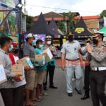 Foto: Pamatwil Korlantas Mabes Polri melaksanakan peninjauan Pos Pelayanan Alun-alun Kota Wisata Batu terkait penerapan Protokol Kesehatan di Jalan Gajah Mada Batu.