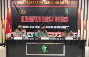 TIM DVI Serahkan 7 Jenazah Korban Erupsi Gunung Semeru
