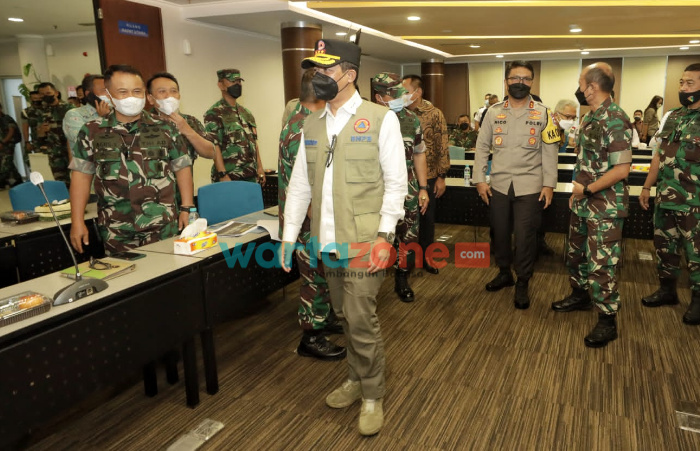Foto: Forkopimda Jawa Timur, menggelar rapat koordinasi kesiapan penanganan kedatangan Pelaku perjalanan luar negeri (PPLN) baik PMI dan Non PMI.