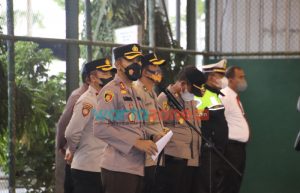 Kapolres Sumenep Pimpin Apel Pengamanan Kesiapan Malam Tahun Baru 2022