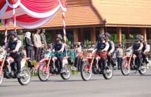 Antisipasi Penyebaran Varian Omicron, Forkopimda Jatim Gelar Apel Pamor Keris
