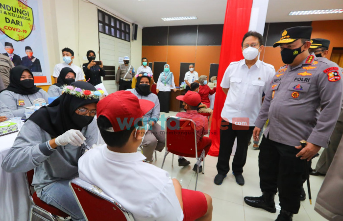 Kapolri, Polri, Jenderal Listyo Sigit Prabowo, Vaksinasi serentak se-Indonesia, Bupati Bupati Kubu Raya, Berita Kalimantan Barat,
