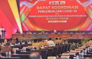 Forkopimda Jatim Gelar Rakor, Bahas Penanganan Kedatangan Pekerja Migran Indonesia