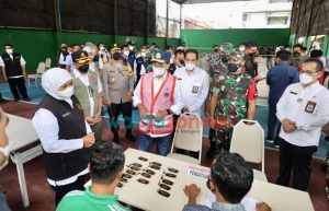 Forkopimda dampingi Menhub Cek Kesiapan Penanganan Kedatangan PPLN di LPMP Jatim