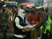 Foto: Forkopimda Jatim melaksanakan Pengecekan Pos Pengamanan Tahun Baru, di Pos Pantau Jembatan Suramadu dan Pos Pengamanan Taman Bungkul, Surabaya.