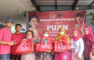 Sambut Tahun Baru dengan Berbagi: Relawan Puan Maharani Beli Beras Petani Madura, Disalurkan Kembali untuk Warga