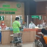 Foto: Situasi pendaftaran dan pelayanan di RSD dr. Soebandi Jember, Rabu (5/1/2022).