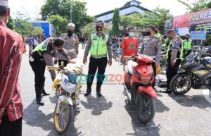 Diamankan Saat Konvoi Malam Tahun Baru, Puluhan Kendaraan Dikembalikan, Pelanggar Dihadirkan Bersama Orang Tuanya