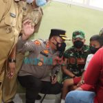 Foto: Akselerasi percepatan vaksinasi anak usia 6 -11 tahun, Polresta Banyuwangi buka gerai vaksinasi Covid-19.