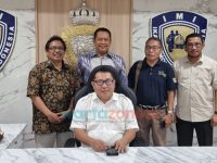 Foto: Jajaran pengurus SMSI Pusat bertemu Ketua Majelis Permusyawaratan Rakyat (MPR) RI Bambang Soesatyo, di bilangan Senayan, Jakarta Pusat.