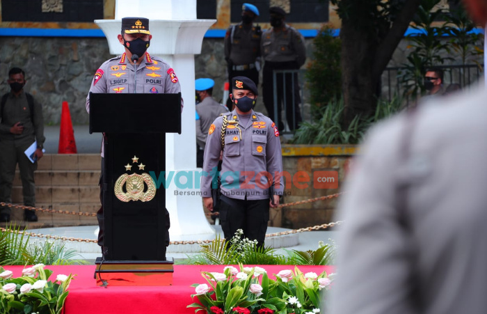 Foto: Kapolri Jenderal Listyo Sigit Prabowo meresmikan tim patroli perintis Presisi.