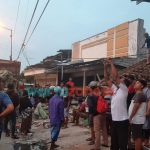 Foto: Kecelakaan dua truk fuso gandeng yang terjadi di jalur utama Banyuwangi-Jember, Kewasan Pasar Sempolan, kecamatan Silo, Jumat (14/1/2022).