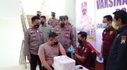 Polres Gresik, Polda Jatim, Vaksinasi Covid-19, Vaksin Booster