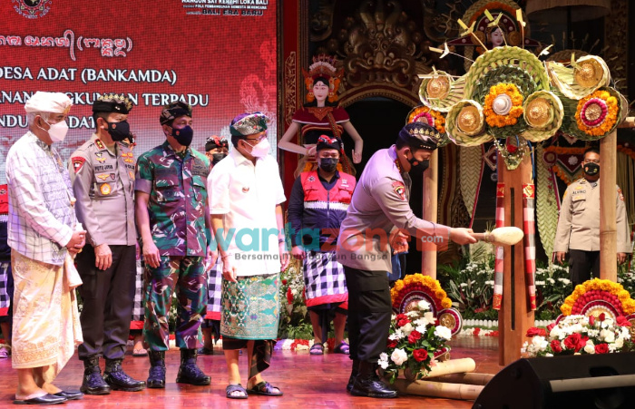 Kapolri, Jenderal Listyo Sigit Prabowo, Bantuan Keamanan Desa Adat Bali, Bankamda Bali,