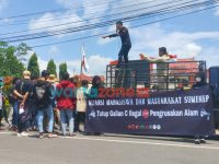 Demo Mahasiswa, Demo, Pemkab Sumenep, Galian C Ilegal, Ditutup Galian C Ilegal, Sumenep, Berita Sumenep,