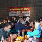 Polresta Sidoarjo, Ngopi bareng media, Media Piramida, Berita Kota Sidoarjo, Kota Sidoarjo, Sidoarjo, Polri, Polda Jatim,