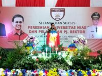 Menteri Hukum dan Hak Asasi Manusia, Menkumham, Yasonna Hamonangan Laoly, Universitas Nias, Peresmian Universitas Nias, Universitas Nias Diresmikan, Nias, Berita Nias,