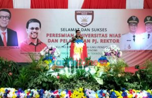 Universitas Nias Diresmikan, Berikut Pesan Menteri Hukum dan HAM Yasonna Laoly