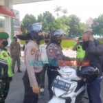 Ajak Masyarakat Taati Prokes, Tim Gabungan Pamor Keris Polres Blitar Kota Gencarkan Patroli