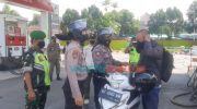 Ajak Masyarakat Taati Prokes, Tim Gabungan Pamor Keris Polres Blitar Kota Gencarkan Patroli