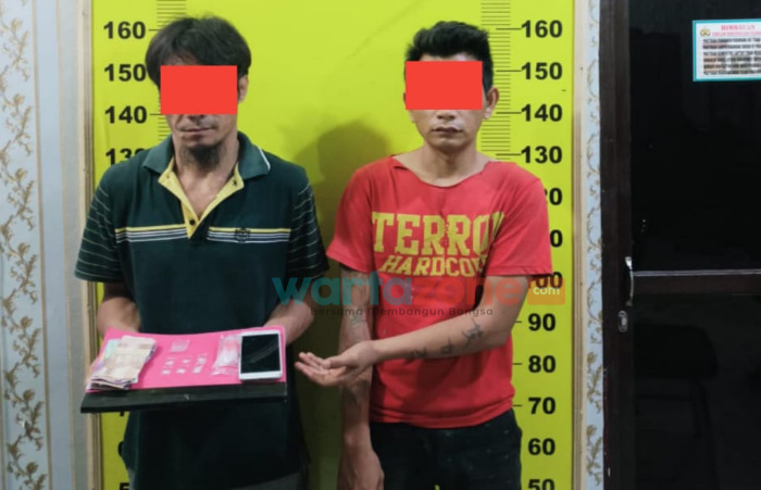 Edarkan Sabu, Dua Warga Penggalang Diamankan Polres Asahan