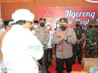 Forkopimda Jatim Dampingi Kapolri Cek Vaksinasi di Pamekasan