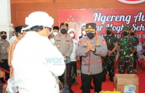 Forkopimda Jatim Dampingi Kapolri Cek Vaksinasi di Pamekasan