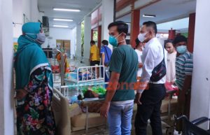 Hujan Deras Disertai Angin Kencang, Plafon RSUD Sumenep Ambruk