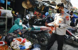 Kasus Covid-19 di Surabaya Meningkat, Polrestabes Terus Gelorakan Sosialisasi Prokes