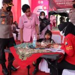 Kejar Herd Immunity, Polres Bojonegoro Gandeng Yayasan Kemala Bhayangkari Gelar Vaksinasi Anak