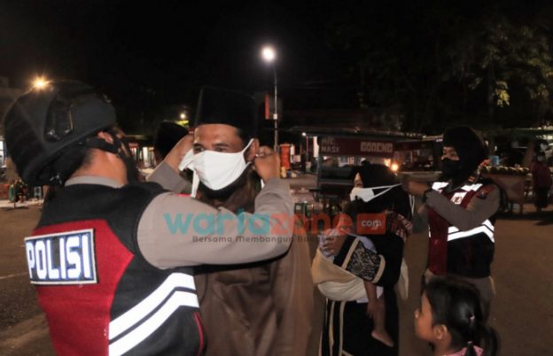 Libur Isra' Miraj, Tim Pamor Keris Polres Pasuruan Kota Gencarkan Patroli Prokes