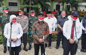 Menko PMK Hadiri Pencanangan Uji Klinis Fase 1 Vaksin Merah Putih di RSUD Dr Soetomo Surabaya