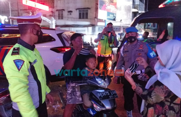 Operasi Yustisi, Personel Polres Asahan Sanksi 45 Pelanggar Prokes