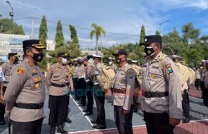 Pengamanan Pilkades Serentak 2022, Polres Probolinggo Gelar Serpas